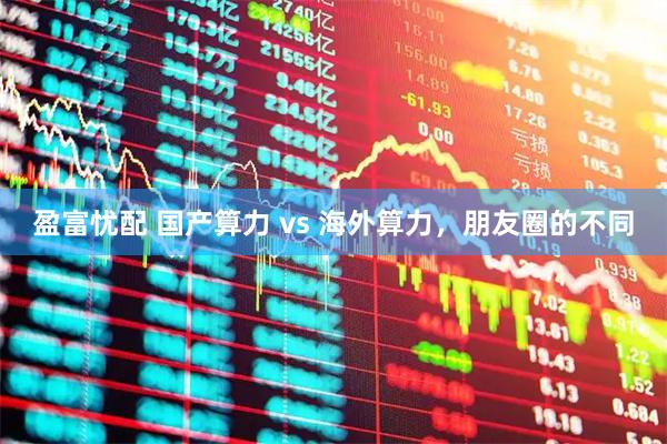 盈富忧配 国产算力 vs 海外算力，朋友圈的不同
